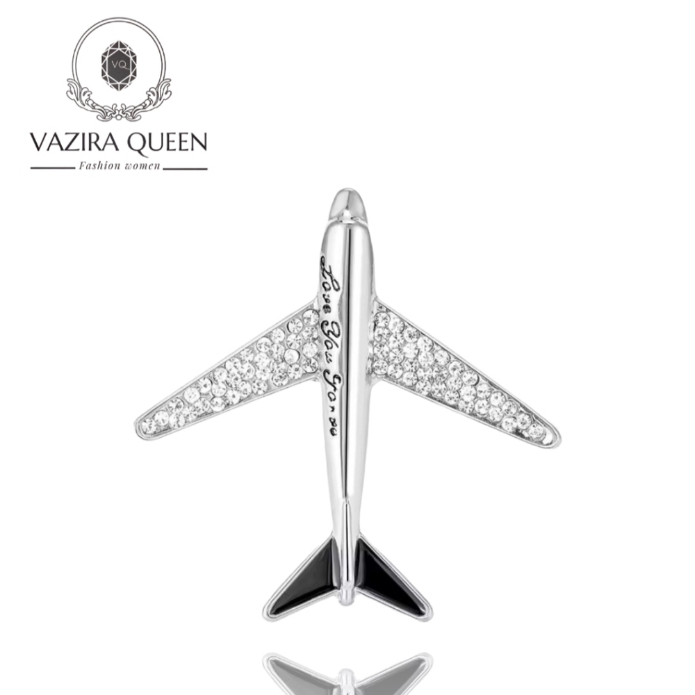 VQ Plane Brooch